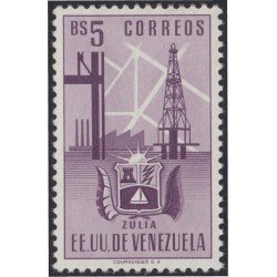 Venezuela 360 1951 Escudo del Estado de Zulia MNH