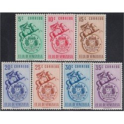 Venezuela 361/65 1951 Escudo del Estado de Venezuela MNH