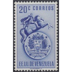 Venezuela 363 1951 Escudo del Estado de Venezuela MH