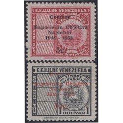 Venezuela 376/77 1952 Timbres telegráficos MNH Venezuela 376/77 1952 Timbres telegráficos MNH