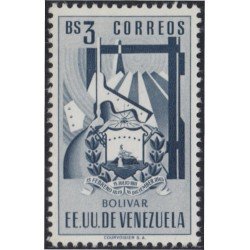 Venezuela 384 1952 Escudo del Estado de Bolívar MH Venezuela 384 1952 Escudo del Estado de Bolívar MH