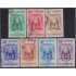 Venezuela 392/98 1952 Escudo del Estado de Lara usados