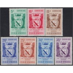Venezuela 399/05 1952 Escudo del Estado de Miranda MH Venezuela 399/05 1952 Escudo del Estado de Miranda MH