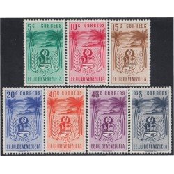 Venezuela 406/12 1952 Escudo del Estado de Sucre MNH Venezuela 406/12 1952 Escudo del Estado de Sucre MNH