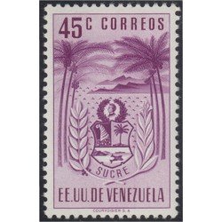 Venezuela 411 1952 Escudo del Estado de Sucre MH Venezuela 411 1952 Escudo del Estado de Sucre MH