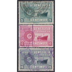 Venezuela 419AC 1952 Estados Unidos de Venezuela Flota mercante Barco Boat usados Venezuela 419AC 1952 Estados Unidos de Venezuela Flota mercante Barco Boat usados