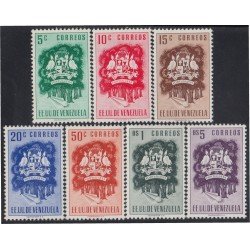 Venezuela 459/65 1953 Escudo del Estado de Portuguesa MNH Venezuela 459/65 1953 Escudo del Estado de Portuguesa MNH