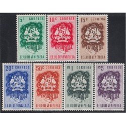 Venezuela 459/65 1953 Escudo del Estado de Portuguesa MH Venezuela 459/65 1953 Escudo del Estado de Portuguesa MH