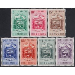 Venezuela 480/86 1953 Escudo del Estado de Apure MNH Venezuela 480/86 1953 Escudo del Estado de Apure MNH