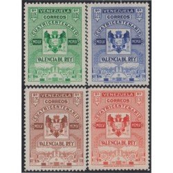 Venezuela 523/26 1955 400 Años de Valencia del Rey MNH Venezuela 523/26 1955 400 Años de Valencia del Rey MNH
