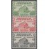 Venezuela 576/78 1958 Oficina principal de correos Caracas  MNH