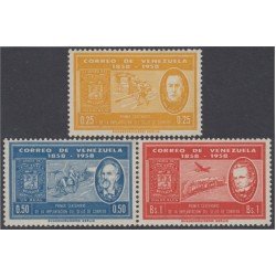 Venezuela 594/96 1959 Don Jacinto Gutierrez Miguel Herrera e Ignacio Paz Castillo MNH Venezuela 594/96 1959 Don Jacinto Gutierrez Miguel Herrera e Ignacio Paz Castillo MNH