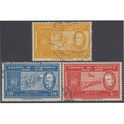 Venezuela 594/96 1959 Don Jacinto Gutierrez Miguel Herrera e Ignacio Paz Castillo usados Venezuela 594/96 1959 Don Jacinto Gutierrez Miguel Herrera e Ignacio Paz Castillo usados