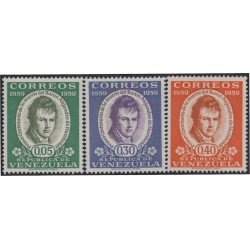 Venezuela 597/99 1960 Barón Alejandro de Humboldt MNH Venezuela 597/99 1960 Barón Alejandro de Humboldt MNH
