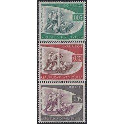 Venezuela 622/24 1960 Petróleo y perforación MNH Venezuela 622/24 1960 Petróleo y perforación MNH