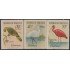 Venezuela 640/42 1961 Loro Real Gracita Blanca Corocoro Sidra Pájaros Birds  MH
