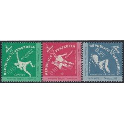 Venezuela 657/59 1962 Primeros Juegos Deportivos Nacionales MNH Venezuela 657/59 1962 Primeros Juegos Deportivos Nacionales MNH