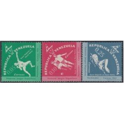 Venezuela 657/59 1962 Primeros Juegos Deportivos Nacionales MH Venezuela 657/59 1962 Primeros Juegos Deportivos Nacionales MH