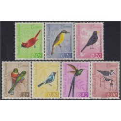 Venezuela 660/66 1962 Cardenal Pájaros Birds MH Venezuela 660/66 1962 Cardenal Pájaros Birds MH