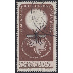 Venezuela 667 1962 3er país del mundo libre de Malaria usados Venezuela 667 1962 3er país del mundo libre de Malaria usados