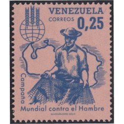 Venezuela 674 1963 Campaña Mundial contra el hambre MNH Venezuela 674 1963 Campaña Mundial contra el hambre MNH