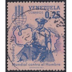 Venezuela 674 1963 Campaña Mundial contra el hambre usados Venezuela 674 1963 Campaña Mundial contra el hambre usados
