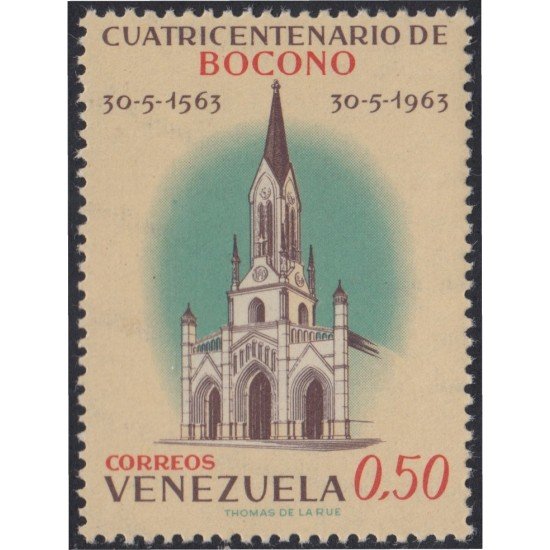 Venezuela 675 1963 400 Años de Bocono MNH Venezuela 675 1963 400 Años de Bocono MNH