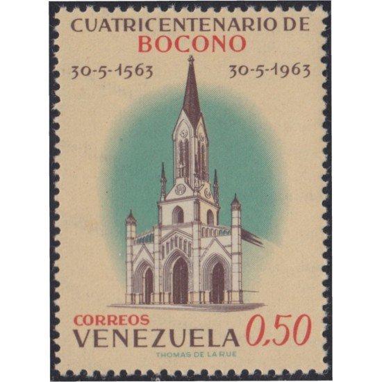 Venezuela 675 1963 400 Años de Bocono MH Venezuela 675 1963 400 Años de Bocono MH