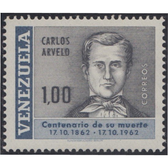 Venezuela 696 1964 Carlos Arvelo MH Venezuela 696 1964 Carlos Arvelo MH