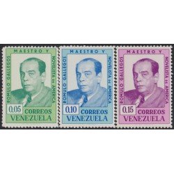Venezuela 699/01 1964 Rómulo Gallegos Maestro y Novelista MNH Venezuela 699/01 1964 Rómulo Gallegos Maestro y Novelista MNH