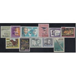 Venezuela 707/17 1965 Timbres postales de 1958/64 Resellado MNH Venezuela 707/17 1965 Timbres postales de 1958/64 Resellado MNH