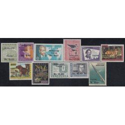Venezuela 707/17 1965 Timbres postales de 1958/64 Resellado MH Venezuela 707/17 1965 Timbres postales de 1958/64 Resellado MH
