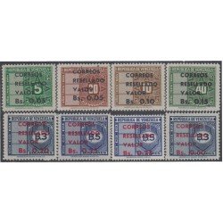 Venezuela 718/25 1965 Timbres fiscales de 1956 Resellado MNH Venezuela 718/25 1965 Timbres fiscales de 1956 Resellado MNH
