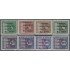 Venezuela 718/25 1965 Timbres fiscales de 1956 Resellado MNH