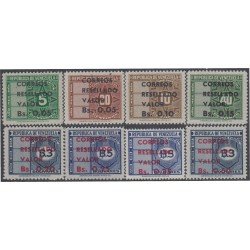 Venezuela 718/25 1965 Timbres fiscales de 1956 Resellado MH Venezuela 718/25 1965 Timbres fiscales de 1956 Resellado MH