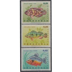 Venezuela 750/52 1966 Peces Fishes MNH Venezuela 750/52 1966 Peces Fishes MNH