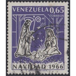 Venezuela 753 1966 Navidad Christmas usados Venezuela 753 1966 Navidad Christmas usados