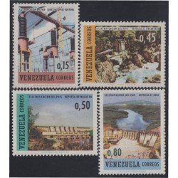 Venezuela 761/64 1968 Electrificación del país Represas MNH Venezuela 761/64 1968 Electrificación del país Represas MNH