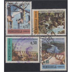 Venezuela 761/64 1968 Electrificación del país Represas usados Venezuela 761/64 1968 Electrificación del país Represas usados