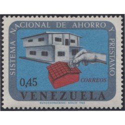 Venezuela 765 1968 Sistema Nacional de Ahorro y Préstamo MNH Venezuela 765 1968 Sistema Nacional de Ahorro y Préstamo MNH