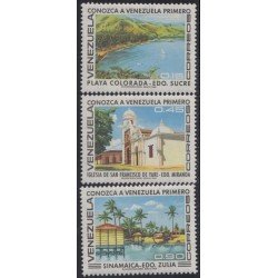 Venezuela 772/74 1969 Playa Colorada Iglesia de San Francisco Sinamaica-Edo MNH Venezuela 772/74 1969 Playa Colorada Iglesia de San Francisco Sinamaica-Edo MNH