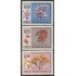 Venezuela 777/79 1969 Recursos naturales renovables árboles flores MNH