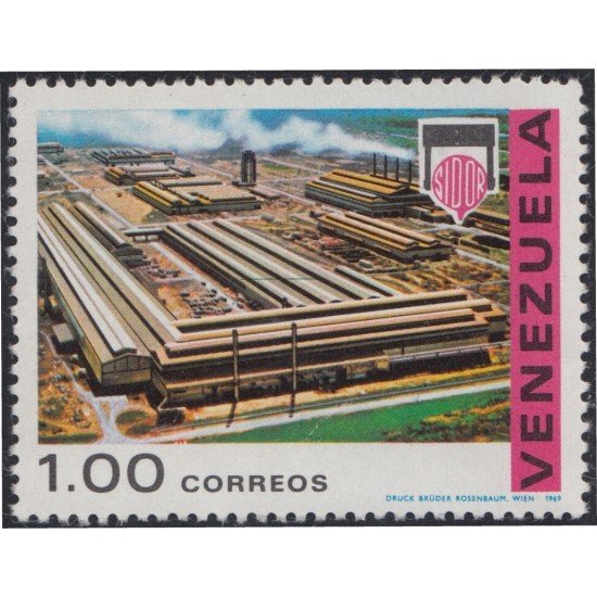 Venezuela 787 1969 Desarrollo Industrial Policromo MNH Venezuela 787 1969 Desarrollo Industrial Policromo MNH