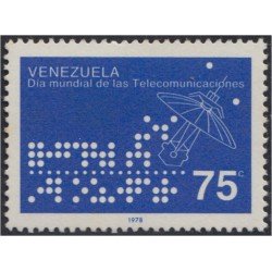 Venezuela 1024 1978 Día mundial de las Telecomunicaciones MH Venezuela 1024 1978 Día mundial de las Telecomunicaciones MH