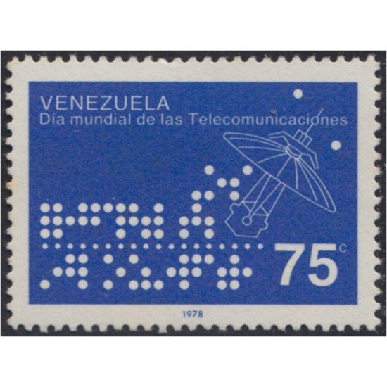 Venezuela 1024 1978 Día mundial de las Telecomunicaciones MH Venezuela 1024 1978 Día mundial de las Telecomunicaciones MH