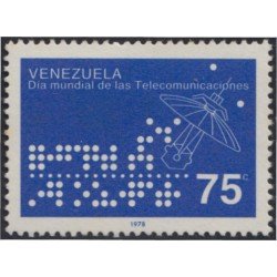 Venezuela 1024 1978 Día mundial de las Telecomunicaciones MNH Venezuela 1024 1978 Día mundial de las Telecomunicaciones MNH