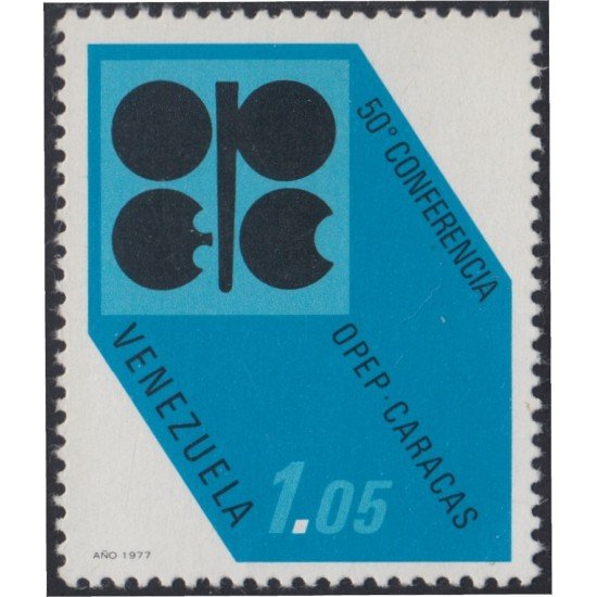 Venezuela 1021 1977 50 Conferencia de la OPEP MNH Venezuela 1021 1977 50 Conferencia de la OPEP MNH