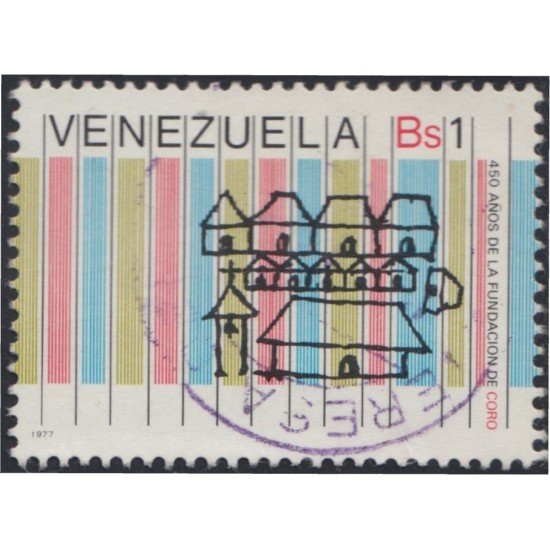 Venezuela 1009 1977 400  Aniversario de la fundación de la Villa de Coro usados
