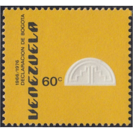 Venezuela 1007 1976 10º Aniversario de la declaración de Bogotá MNH Venezuela 1007 1976 10º Aniversario de la declaración de Bogotá MNH