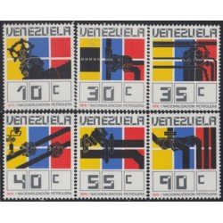 Venezuela 998/03 1976 Nacionalización petrolera MNH Venezuela 998/03 1976 Nacionalización petrolera MNH